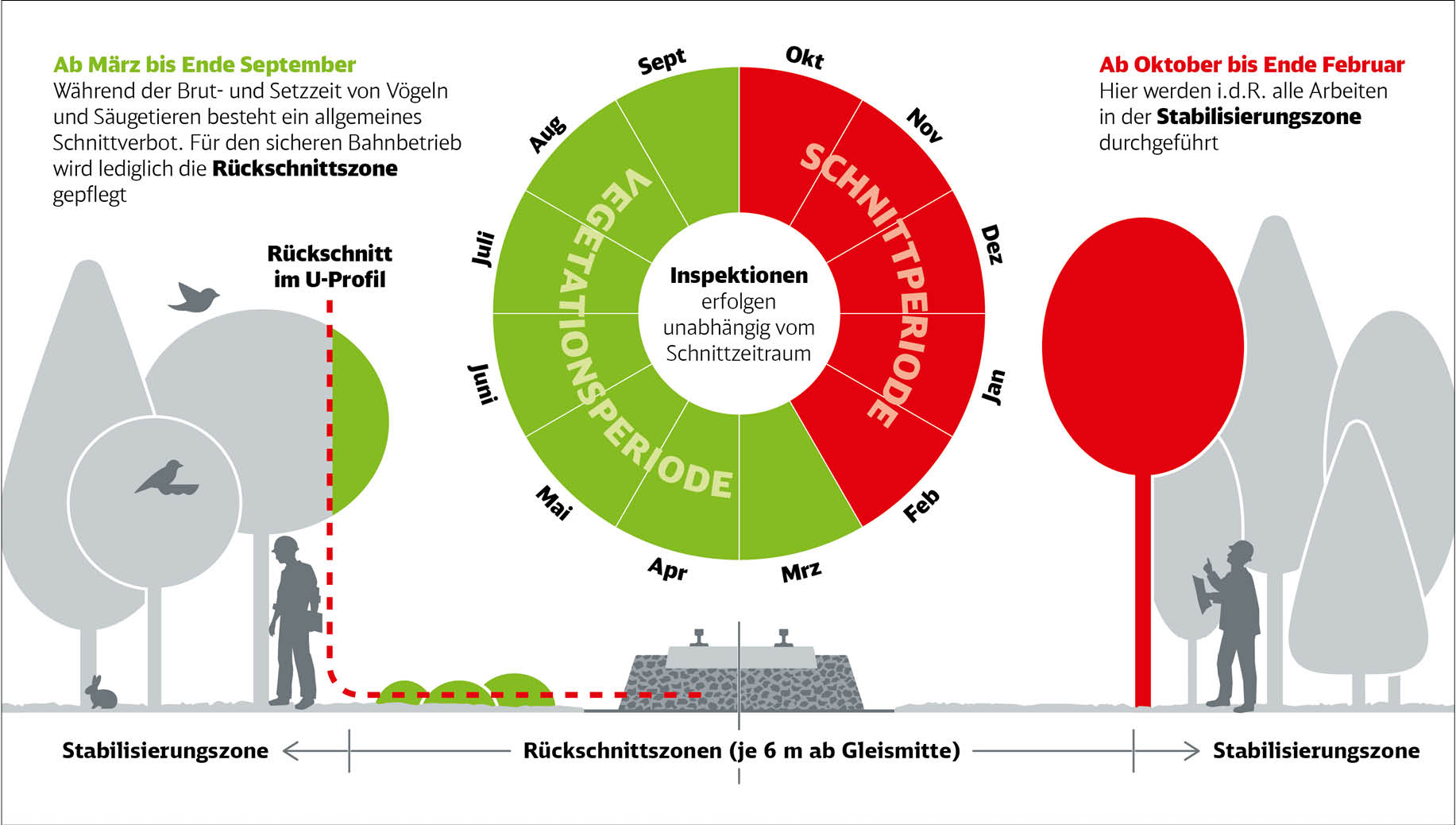 Nachhaltiges Vegetationsmanagement für einen sicheren Bahnbetrieb