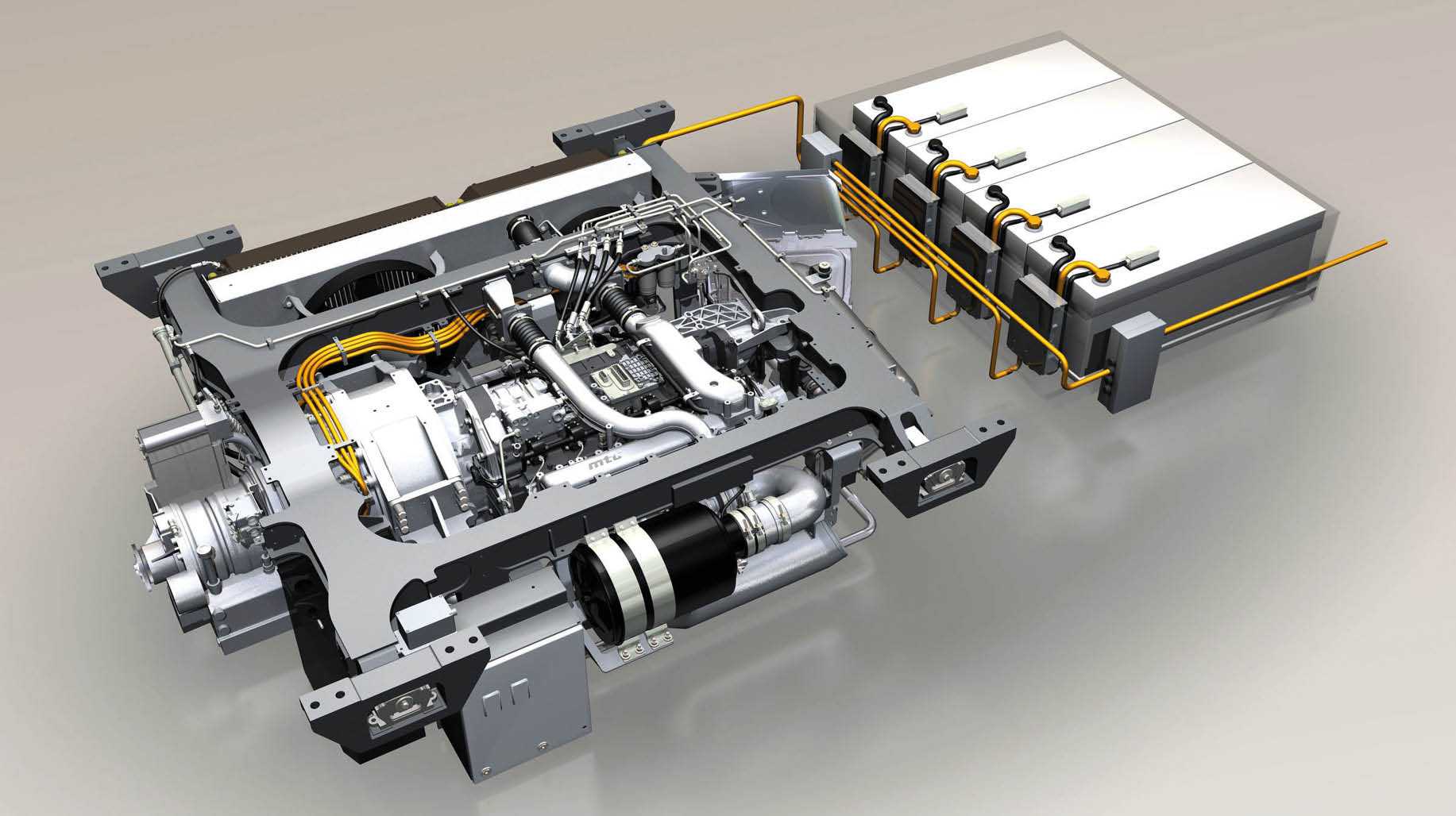 Alternative Antriebssysteme im Schienenverkehr: MTU-Hybrid-PowerPack ...