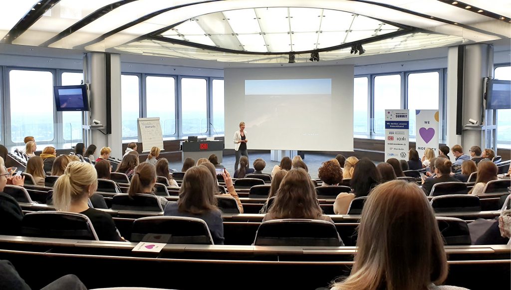 Ein Vortrag auf dem Women in Mobility Kongress 2019