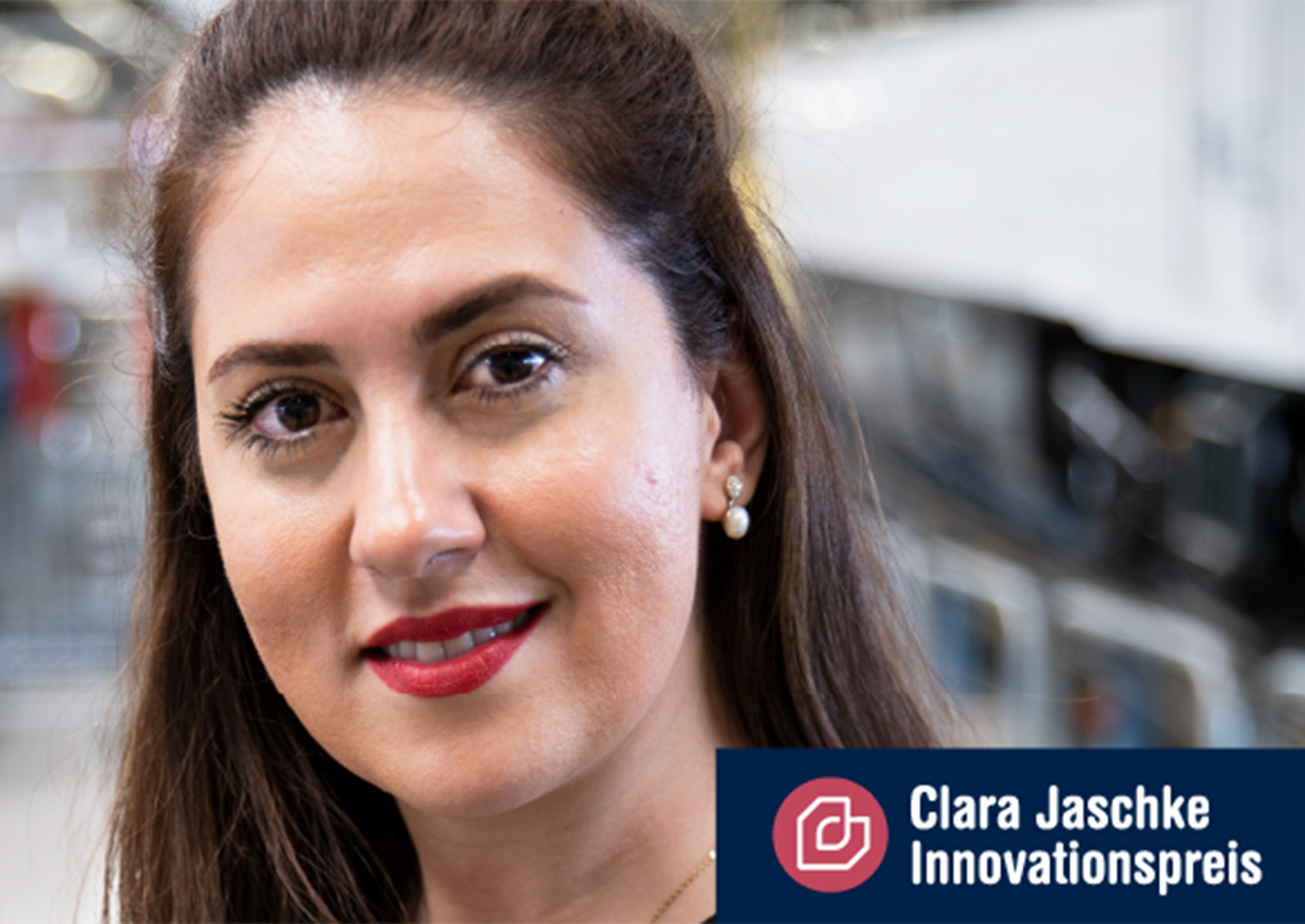 Sara Valipour von Bombardier erhält Clara JaschkeInnovationspreis