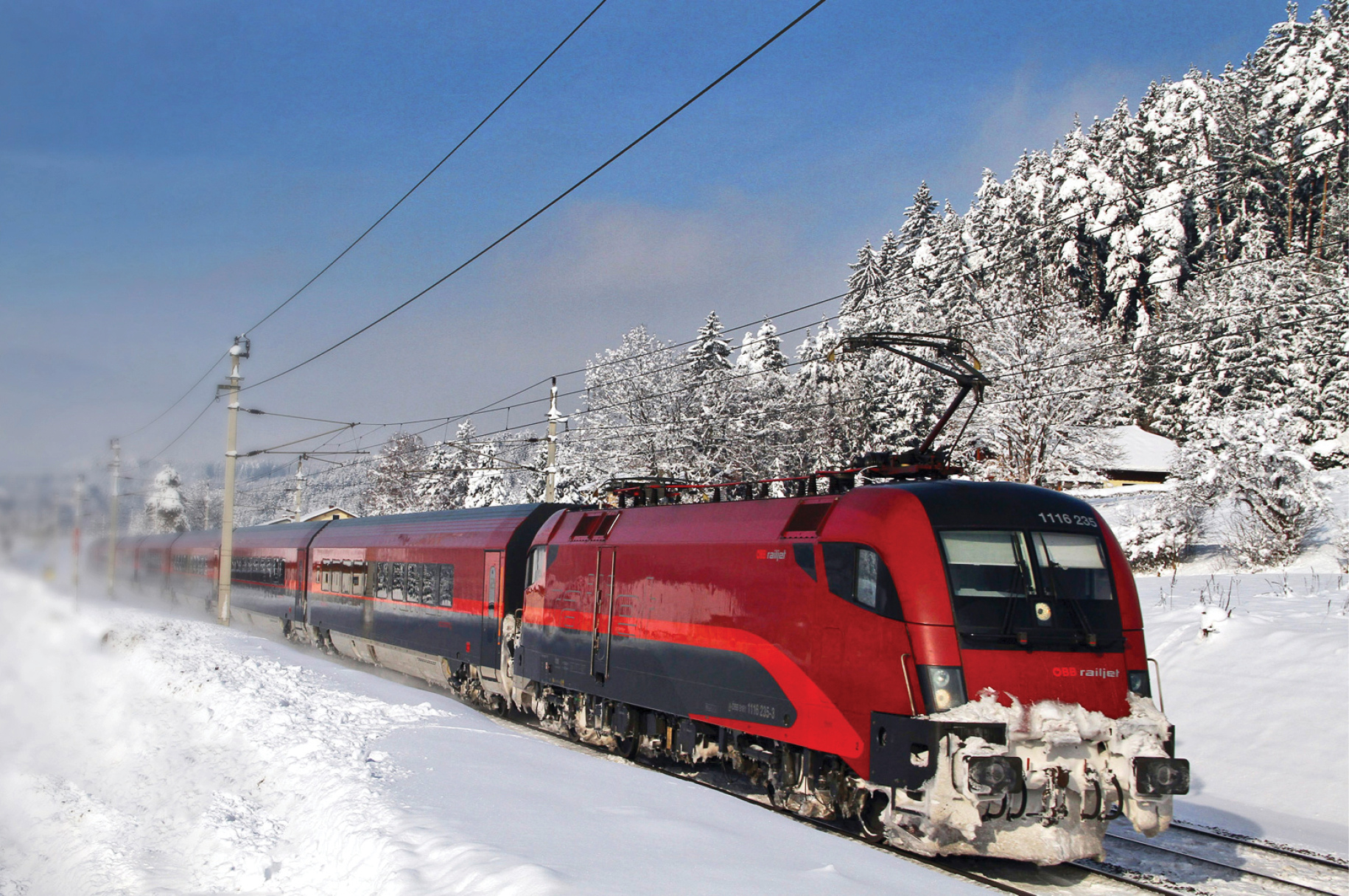 Railjet der ÖBB: In Österreich ist die Haftung bei der Nutzung der Eisenbahninfrastruktur anders geregelt als in Deutschland