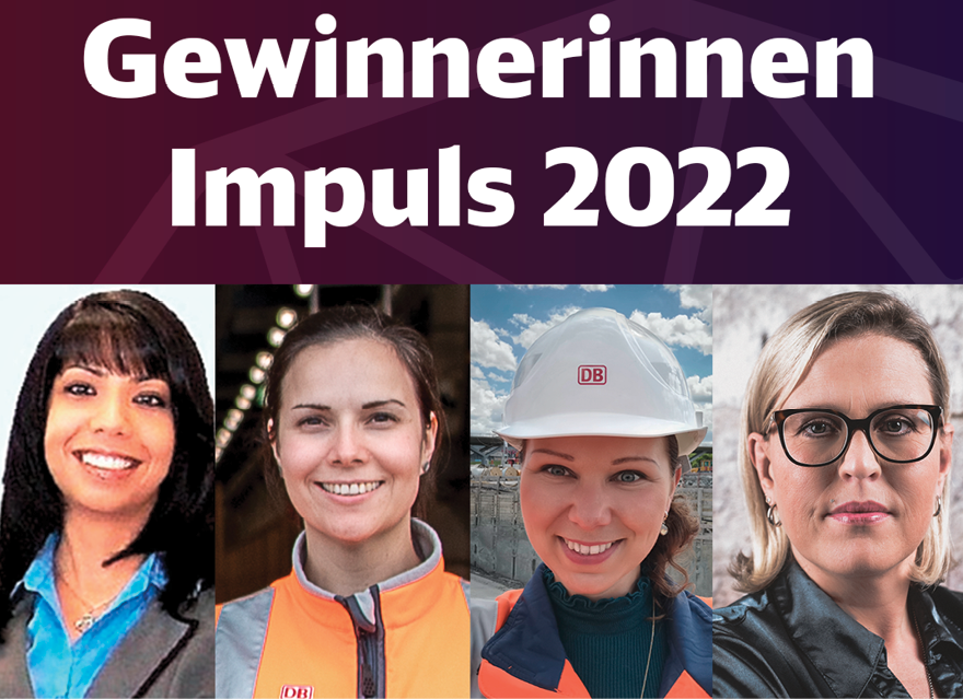 Die Gewinnerinnen des Impuls-Awards 2022 (von links): Hoda Karimian, Wencke Wallstein, Isabelle Armani und Janina Pfeiffer