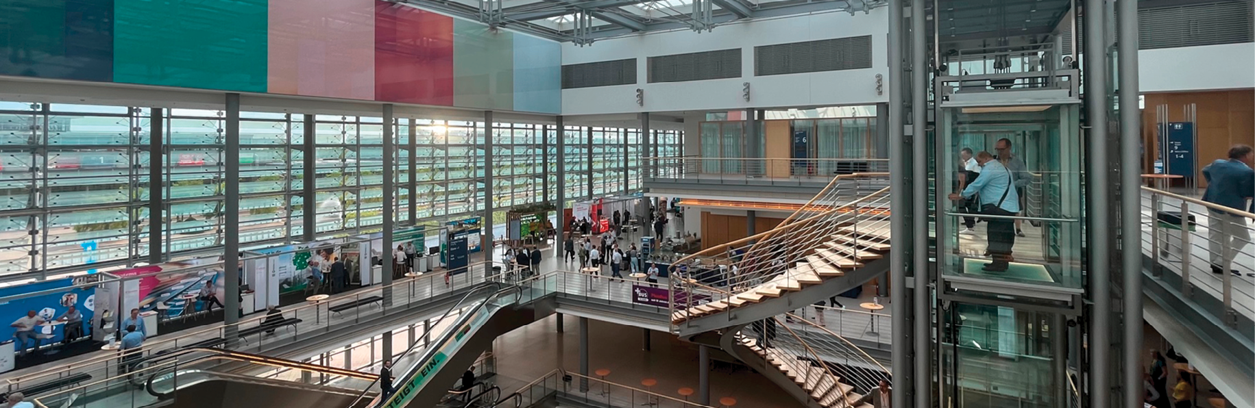 Das Congress Center Leipzig bot Besuchern und Ausstellern ein hochmodernes Ambiente mit viel Licht und Platz