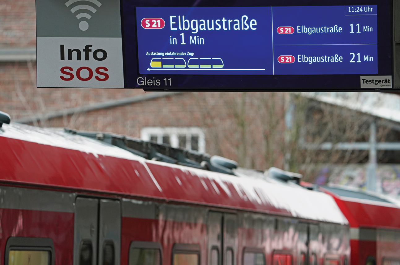 Echtzeit-Auslastungsanzeige der S-Bahn Hamburg: Ein umfassendes digitales Kapazitätsmanagement macht Reisen komfortabler und den Betrieb effizienter