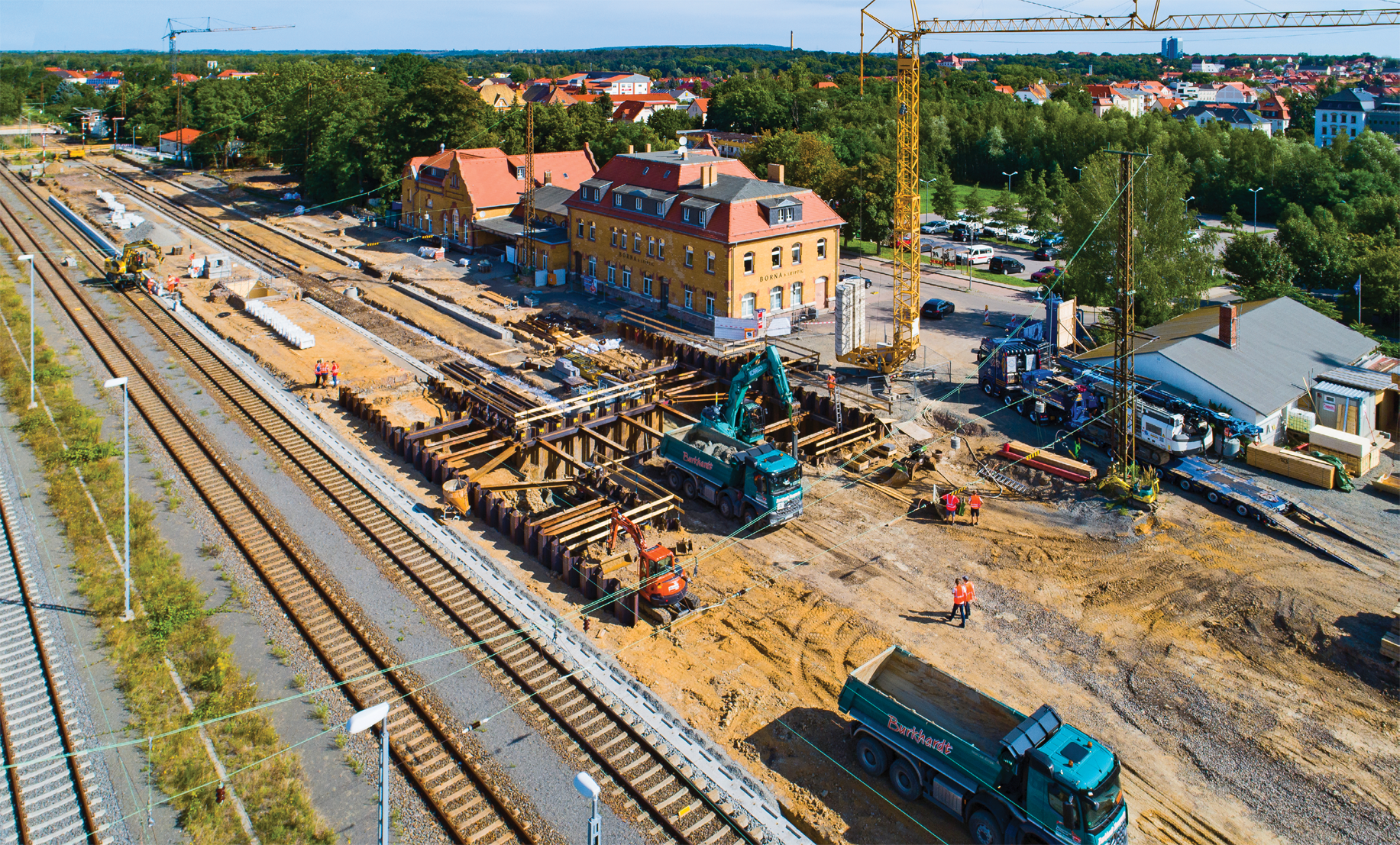 Der Bahnhof Borna: Entstehung eines Unikats