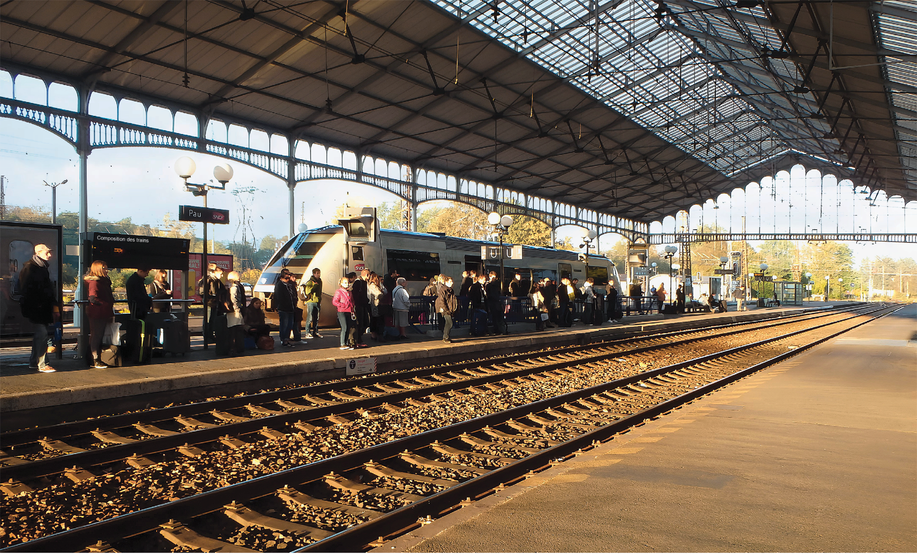 Bahnhof Pau in Frankreich