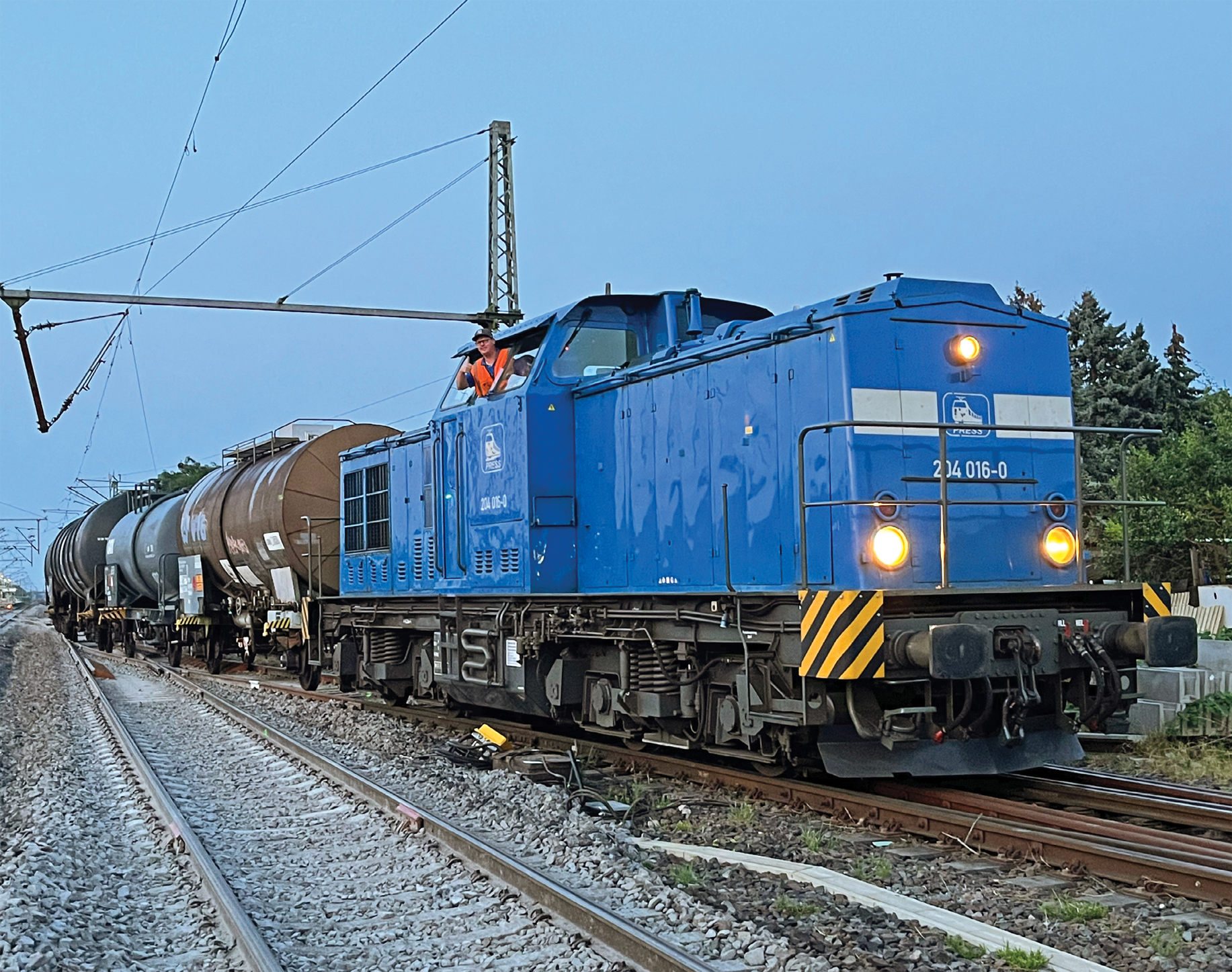 Eine Bedienfahrt der METRANS