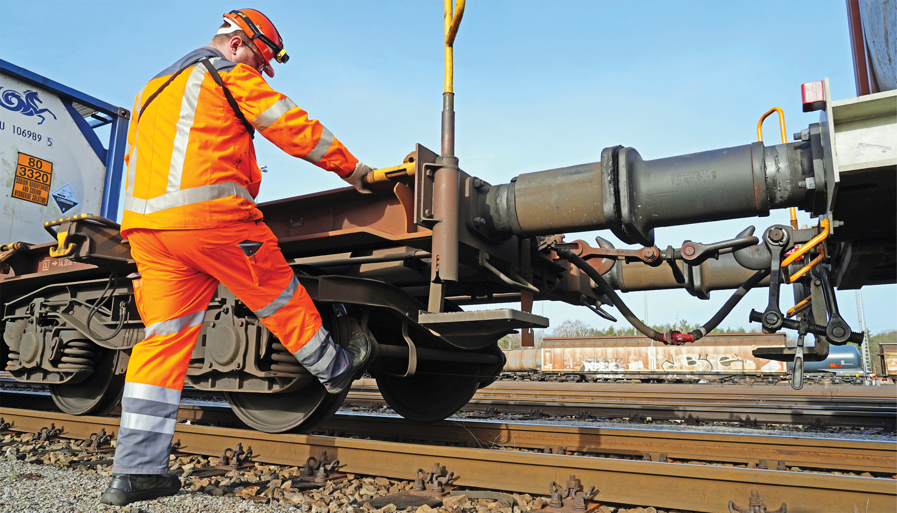 Bremsprüfung in einer Zugbildungsanlage