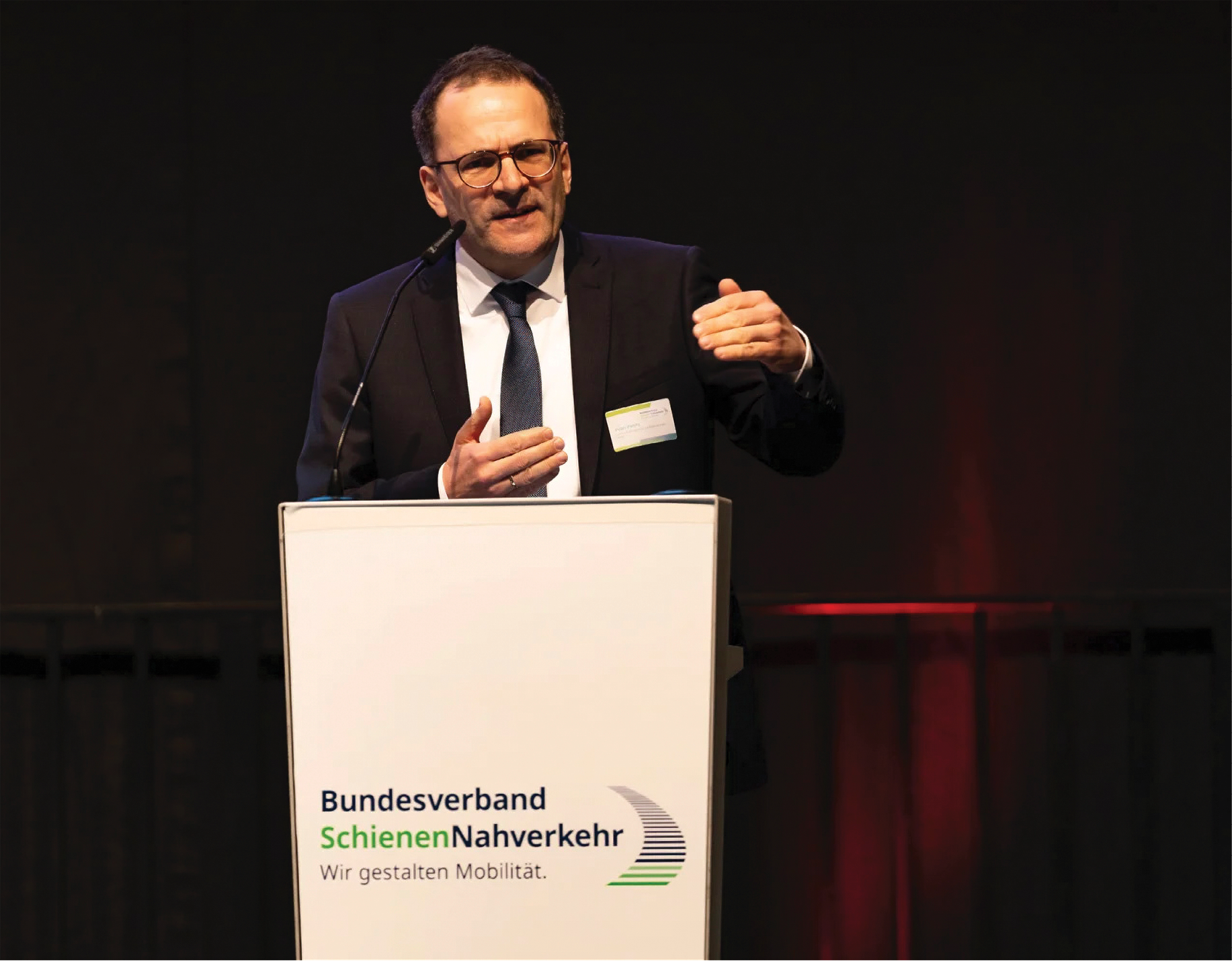 BSN-Präsident Peter Panitz eröffnet den Treff SchienenNah 2026 in Fulda