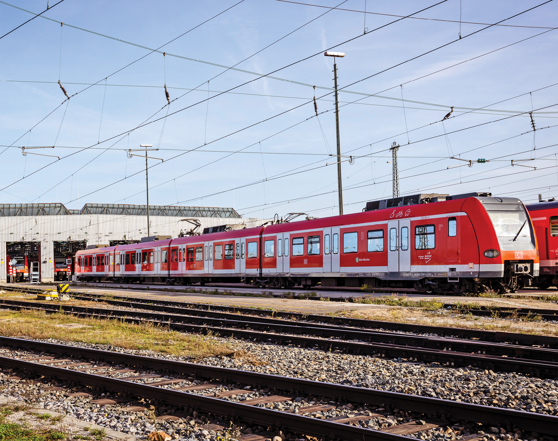 Gleisvorfeld des Werks Steinhausen
